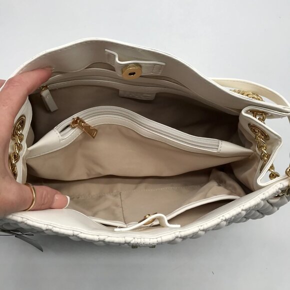 I.N.C International Concepts Vanilla Quilted Harrper Aurora Shoulder Bag - Picture 12 of 12